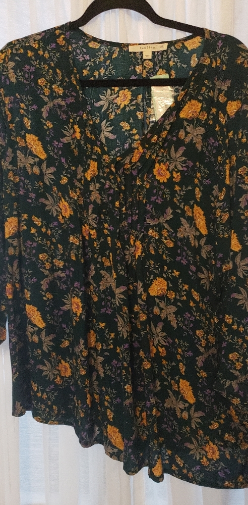 Green floral Top from Stitch fix